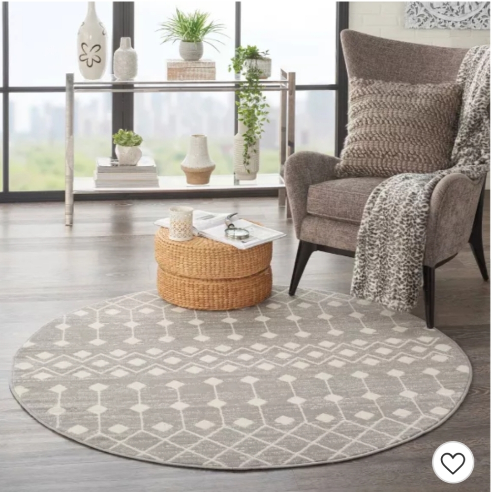 20"x20" Oversize Woven Striped Life Styles Square